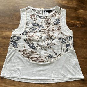 J. CREW Sleeveless Floral Tank Top